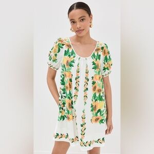 FARM Rio Papaya Salad Scarf Mini Dress